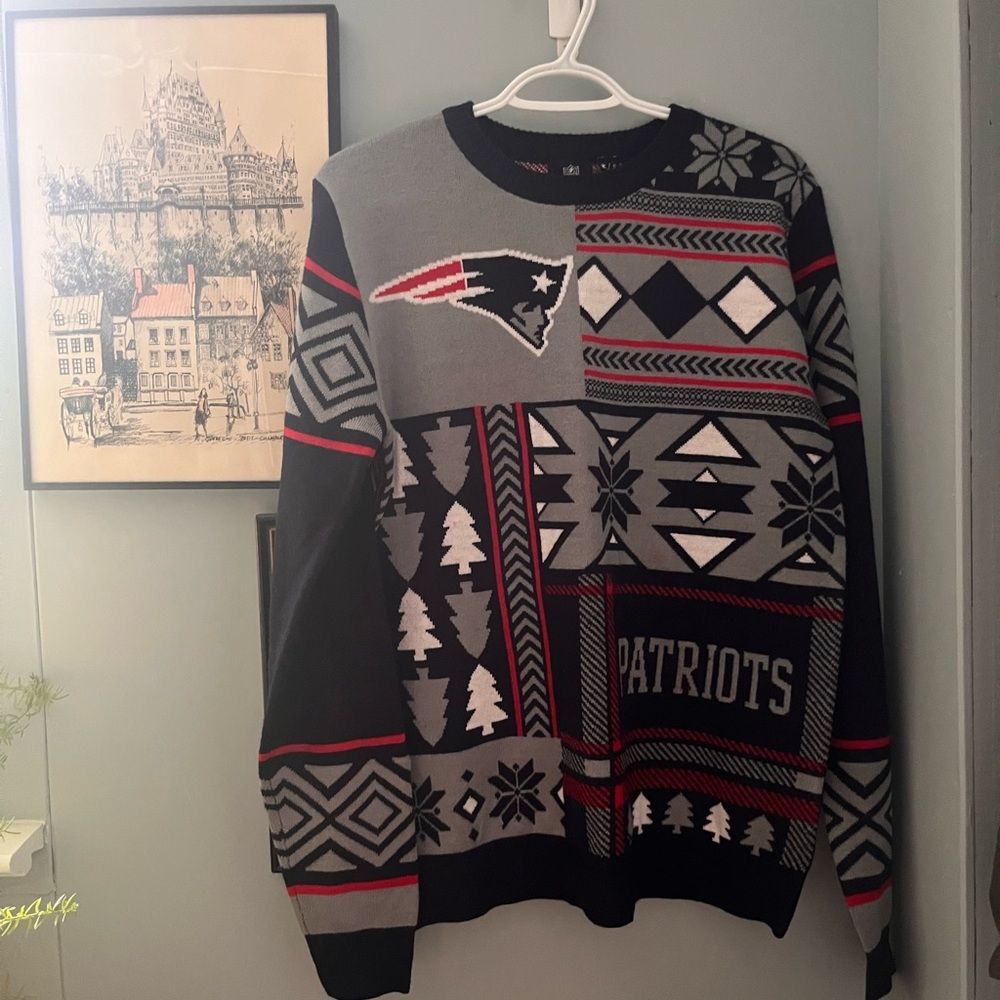 NFL Patriots Christmas Sweater